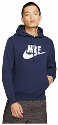 Nike Sportswear Club Φούτερ Navy με Κουκούλα