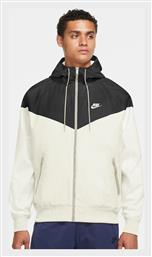 Nike Sportswear Heritage Essentials Windrunner Ανδρικό Χειμωνιάτικο Μπουφάν Αντιανεμικό Εκρού