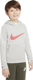 Nike Παιδικό Φούτερ με Κουκούλα για Αγόρι Γκρι Sportswear Swoosh από το Cosmossport