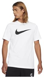 Nike Sportwear Icon Swoosh Ανδρικό T-shirt Λευκό με Λογότυπο