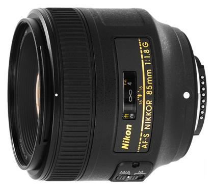 Nikon Full Frame Φωτογραφικός Φακός AF-S NIKKOR 85mm f/1.8G Telephoto για Nikon F Mount Black
