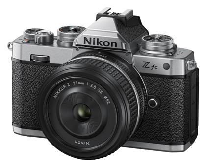 Nikon Mirrorless Φωτογραφική Μηχανή Z Fc Crop Frame Kit (Z 28mm F2.8 SE) Black