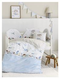 Nima Boy's World Βρεφικό Κουβερλί Βαμβακερό Γαλάζιο 100x140cm