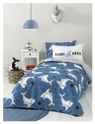 Nima Σετ Μονά Shark Area Μπλέ, Γκρι 170x255cm