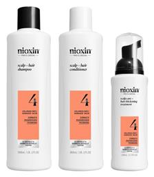 Nioxin Promo Scalp & Hair System 4 Σαμπουάν Προοδευτική Αραίωση 300ml & Conditioner 300ml & Treatment Serum 100ml