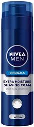 Nivea Men Originals Extra Moisture Αφρός Ξυρίσματος με Αλόη για Ξηρές & Ευαίσθητες Επιδερμίδες 250ml