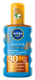 Nivea Protect & Bronze Αδιάβροχο Αντηλιακό Λάδι για το Σώμα SPF30 σε Spray 200ml από το Plus4u