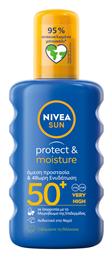 Nivea Protect & Moisture Αδιάβροχη Αντηλιακή Λοσιόν για το Σώμα SPF50 σε Spray 200ml