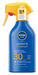 Nivea Sun Moisturising Trigger Αδιάβροχη Αντηλιακή Λοσιόν για το Σώμα SPF30 σε Spray 300ml από το Pharm24