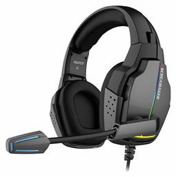 NOD Screamager RGB Over Ear Gaming Headset με σύνδεση 3.5mm / 2x3.5mm