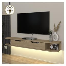 Noland από Μέταλλο & Ξύλο με Φωτισμό LED Rota Oak 150x35x19.2εκ. GP042-0308,1