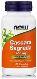 Now Foods Cascara Sagrada 450mg 100 κάψουλες