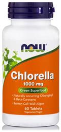 Now Foods Chlorella 1000mg 60 ταμπλέτες