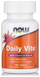 Now Foods Daily Vits Βιταμίνη για Ενέργεια 100 ταμπλέτες