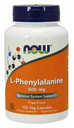Now Foods L-Phenylalanine 500mg 120 Φυτικές Κάψουλες