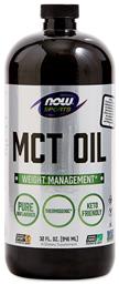 Now Foods MCT Oil Συμπλήρωμα για Αδυνάτισμα 946ml