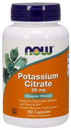 Now Foods Potassium Citrate 99mg 180 κάψουλες