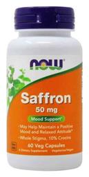 Now Foods Saffron 50mg 60 φυτικές κάψουλες