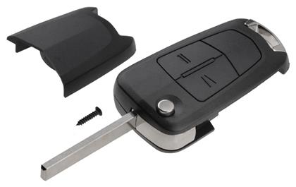 NTY Κέλυφος Κλειδιού Αυτοκινήτου με Λάμα με 2 Κουμπιά για Opel