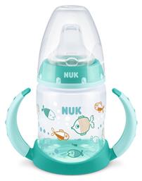 Nuk First Choice Εκπαιδευτικό Μπιμπερό Πλαστικό με Λαβές Πράσινο 6m+ 150ml