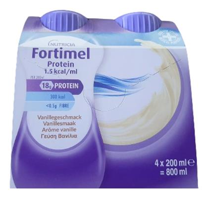 Nutricia Fortimel Extra 4 x 200ml Βανίλια