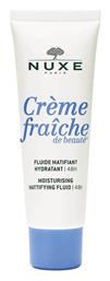 Nuxe Creme Fraiche De Beaute Moisturising Mattifying 24ωρη Ενυδατική Λεπτόρρευστη Κρέμα Προσώπου για Λιπαρές/Μικτές Επιδερμίδες 50ml