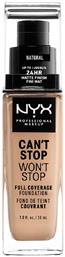 Nyx Professional Makeup Can't Stop Won't Stop Liquid Make Up 30ml από το Pharm24