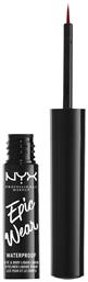 Nyx Professional Makeup Epic Wear Waterproof Πινέλο Eye Liner 7 Red 3.5ml