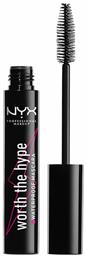 Nyx Professional Makeup Worth Hype Waterproof Mascara Black