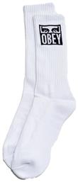 Obey Icon Ανδρικές Κάλτσες Λευκές