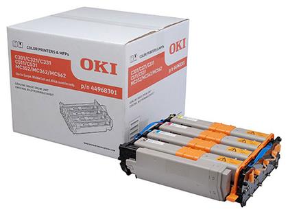 OKI 44968301 Γνήσιο Multipack Drum Laser Εκτυπωτή Κίτρινο/Κυανό/Ματζέντα/Μαύρο 4τμχ από το e-shop