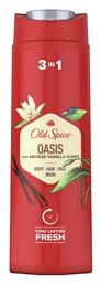 Old Spice Oasis Αφρόλουτρο σε Gel για Άνδρες για Μαλλιά & Σώμα Smoked Vanilla 400ml