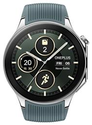 OnePlus Watch 2 Stainless Steel 47mm Αδιάβροχο με Παλμογράφο (Radiant Steel) από το e-shop