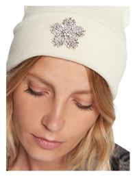 Only Beanie Unisex Σκούφος Πλεκτός σε Λευκό χρώμα