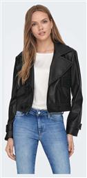 Only Γυναικείο Biker Jacket Μαύρο