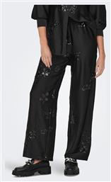 Only Γυναικείο Υφασμάτινο Παντελόνι Μαύρο (Black)