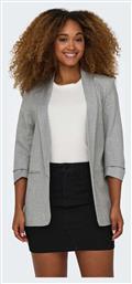 Only Γυναικείο Σακάκι Light Grey Melange