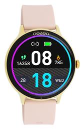 Oozoo Q00131 45mm Smartwatch με Παλμογράφο (Ροζ Χρυσό) από το Kosmima24