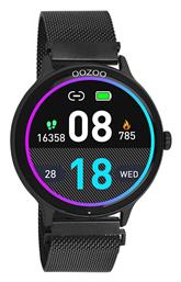 Oozoo Q00139 45mm Smartwatch με Παλμογράφο (Μαύρο) από το Eleftheriou Online