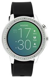 Oozoo Q00300 45mm Smartwatch με Παλμογράφο (Black Rubber Strap) από το Kosmima24