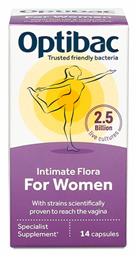 OptiBac Intimate Flora for Women 14 κάψουλες από το Pharm24