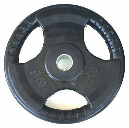 Optimum Δίσκος Λαστιχένιος 1 x 5kg Φ28mm με Λαβές