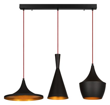 Opviq Elmas Κρεμαστό Φωτιστικό Μαύρο 80x130εκ.