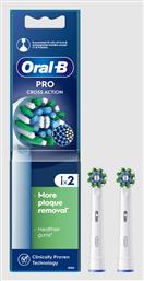 Oral-B Cross Action Ανταλλακτικές Κεφαλές για Ηλεκτρική Οδοντόβουρτσα 2τμχ από το Public