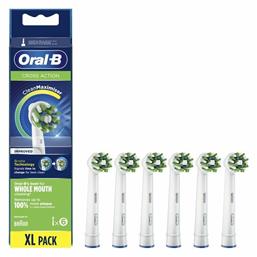 Oral-B Cross Action CleanMaximiser XL Pack Ανταλλακτικές Κεφαλές για Ηλεκτρική Οδοντόβουρτσα BRA-EB50-EFFS 6τμχ από το e-shop