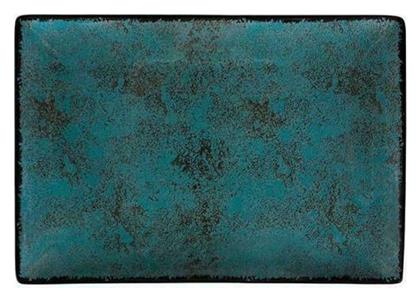 Oriana Ferelli Πιάτο Ρηχό Κεραμικό Teal 27x16cm