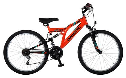 Orient Comfort Suspension 24'' Πορτοκαλί Mountain Bike με 18 Ταχύτητες