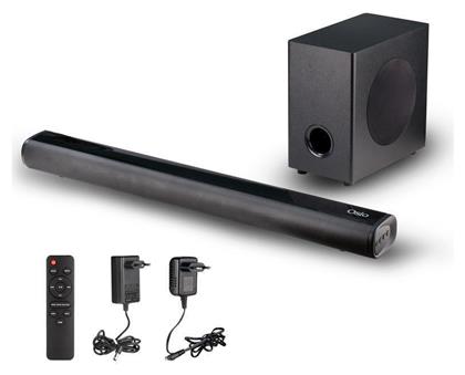 Osio Soundbar 256W με Ασύρματο Subwoofer και Τηλεχειριστήριο Μαύρο από το Filinda