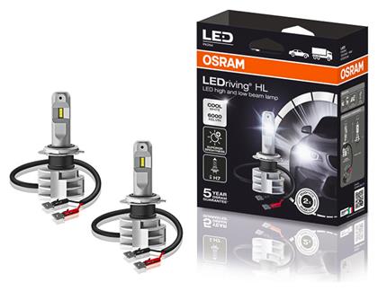 Osram Λάμπες Αυτοκινήτου LEDriving HL H7 LED 6000K Ψυχρό Λευκό 12-24V 14W 2τμχ