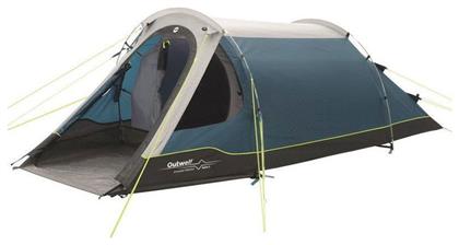 Outwell Earth 2 Σκηνή Camping Τούνελ Μπλε με Διπλό Πανί 4 Εποχών για 2 Άτομα 310x150x110εκ.